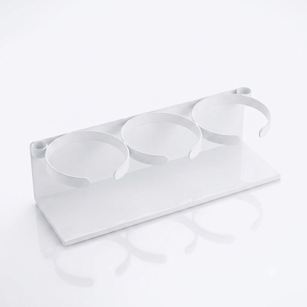 Water Bottle Organizer, 3 Slots Metal Tumbler Cup Holder