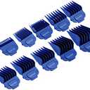 Kaynway for Andis Magnetic Clipper Guards 10PCS, Upgrade Professional Clipper Guard Comb Guides for Andis Master Hair Clippers - 1/16" to 1" (Blue)