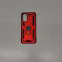 for Moto G 5G 2022 Case, Motorola Moto G 5G Case with HD Screen Protector, [Military Grade 16ft. Drop Tested] Ring Shockproof Protective Phone Case for Motorola G 5G 2022,Red