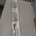 Lazblinds No Drill TDBU Cellular Shades, 37" W x 64" H, White