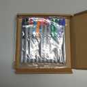 Amazon Basics Retractable Permanent Markers, Versatile Art Supplies for Home, School, and Office Use, 12 Count, Assorted Colors