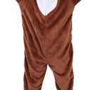 Halloween Christmas Unisex Kids Flannel Cosplay Onesie Costume Outfit Suit, Large