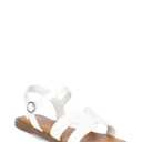 Girls Sandals Kids Open Toe Flat Sandals Ankle Strap Dress Shoes for Toddler Little Big Kid, Size 1