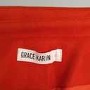 GRACE KARIN Girls Dress Coat Lapel Wool Blend Long Winter Jackets with Pockets Belt 6-14Y (7 Years, Red)