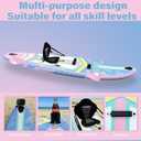 AKSPORT 11' Inflatable Stand-Up Paddle Board with Upgraded SUP Accessories Kit | Extra Wide 34" Design | Non-Slip Deck | Premium SUP Board for Adults & Youth of All Levels