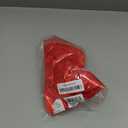 ANECO 12 Pieces Satin Napkins Soft Dinner Napkins Square Table Napkins 17 x 17 Inches for Restaurant Weddings Party Dinner Decoration (Red)