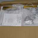 Wall Sconces Crystal Gold Wall Sconce Set of Two Indoor Wall Lamp Modern Wall Light Bathroom Vanity Light Fixtures Wall Lighting Wall Mounted Room Sconce (2-Pack)