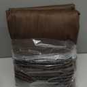 BPS 12' x 12' Gazebo Universal Mosquito Netting Screen Replacement, 4-Panel Mesh Screen Walls with Double Zippers for Outdoor Patio, Khaki (Mosquito Net Only) (Brown)