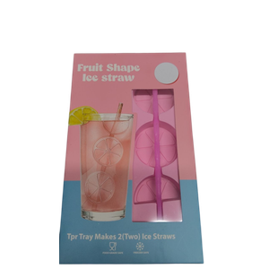 Ice Cube Straw Mold, Pack of 3