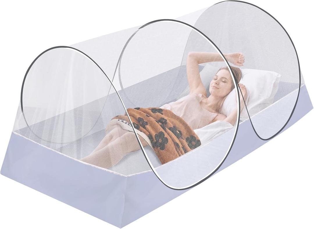 Extra Large Pop Up Mosquito Tent, Portable Foldable Mosquito Net for Bed Camping Travel Patio (78 * 41 * 31inch)