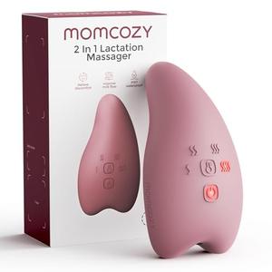 Momcozy A1Pro Lactation Massager, Deep Vibration & Rapid Heating for Clog Relief & Efficient Pumping, Breastfeeding Essentials with Memory Function & Fast Charging, for Postpartum Mom