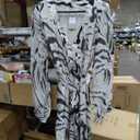 Guess USA Zebra-Print Belted Mini Dress, Size Large