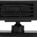 12V Car Portable Electric Window Heater Heating Dryer Windshield Fan Defroster Demister (Black Red)