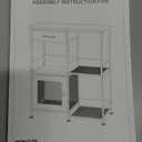 SWTYMIKI Coffee Bar Cabinet for Home - Farmhouse Coffee Stand Station Multi-Purpose Storage Cabinet with Adjustable Feet, Drawers - Kitchen Bar Table for Living Room, Corner, Small Space, Natural