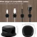 12 Pack Phone Charger Cord Management Holder Versatile Space Saving Cord Organizer Holder Sturdy Wires Organizer Keeper for Office