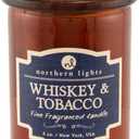 Northern Lights Candles - Spirit Jar Candles - Whiskey & Tobacco - 52601