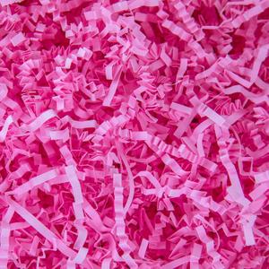 Caleihd Crinkle Cut Paper Shred Packing Grass Cushion Paper Streamer for Christmas Wedding Birthday Bridesmaid Engagement Craft Gift Boxes Bags Basket Filler Decoration 4.5oz Pink
