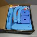 SpringFlower Toddler Basketball Hoop & Soccer Goal Activity Center Toys with Light & Music,Elephant Toddlers Musical Toys Gift, Baby & Toddlers Christmas Birthday Gift for 1 2 3 Year Old Boys & Girls (Blue)