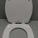 Bemis 1500EC 390 Lift-Off Wood Elongated Toilet Seat, Cotton White (Pack of 1)