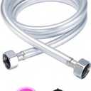 Upgraded Water Hose Accessory kit for Automatic Dog Water Bowl Dispenser, Anti-Explosion Hose Kit Includes 3/4'' Water Hose, Sealing Tape, 2 Pcs O-ring seals