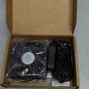 80mm EC Brushless Fan, 80x80x25mm Dual Ball Bearing, AC 110V 120V 220V 240V Cooling Fan with AC Plug Switch Cable, for DIY Cooling, Electronics Equipment, PC CASE Cooling, Server Cooling