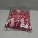 Women's Christmas Snowflake Pattern Knitted Sweater Long Sleeve Pullover Sweater Red, M