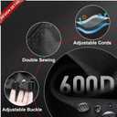 Zettum Patio Loveseat Cover 48 Inch - 600D Outdoor Couch Cover Furniture Sofa Cover Waterproof Heavy Duty, 2-Seater Bench Cover for Outside Sofa, Loveseat, Couch, Bench and Glider - 48 x 28 x 32 Inch