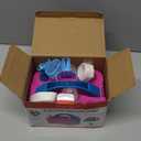 Balloon Pump Electric Party Decorations - Electric Balloon Pump for Balloon Arch Kit, Portable Dual Nozzle Balloon Inflator (Rose Red)