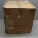 Kante 15.3" Dia Round Concrete Planter, Outdoor Indoor Large Plant Pots Containers with Drainage Hole and Rubber Plug for Home Garden Patio, Natural Concrete