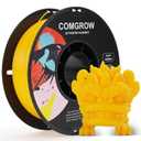 Comgrow PETG 3D Printer Filament 1.75mm, High Precision and Tough 3D Printer Filament 1kg (2.2LBS), Dimensional Accuracy +/- 0.02 mm, Fit Most 3D Printers Yellow