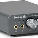 Fosi Audio K5 Pro Gaming DAC Headphone Amplifier Mini HiFi Stereo DigitaltoAnalog Audio Converter USB Type C/Optical/Coaxial to RCA/3.5MM AUX for PS5/PC/MAC/Computer