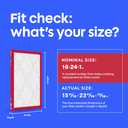 Filtrete 16x24x1 Air Filter, MERV 11, MPR 1000, Allergens & Pet Dander, 3-Month AC and Furnace Filters, Cleaner Air, Reliable Airflow, 4 HVAC Filters (Actual Size 15.68 x 23.68 x 0.81 in)