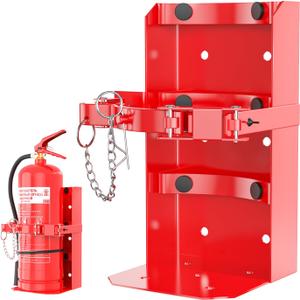 Fire Extinguisher Mount, Heavy Duty Fire Extinguisher Bracket for School Home Garage Laboratory and Vehicle Perfect for Wall Mount