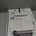 KOHLER 20110-0 Brevia, Slow Close Toilet Seat, Elongated Toilet Seat, Grip-Tight Bumpers Quick-Attach Hardware, White