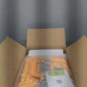 AnyZip Carry On Luggage PC+ABS Aluminum Frame Zipperless Luggage Hard Shell Suitcase with TSA Lock Double Spinner Wheels 20 Inch Orange