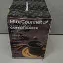 Elite Gourmet EHC4128 Automatic 4-Cup Brew & Drip Coffee Maker with Pause N Serve, Glass Carafe, Reusable Filter, On/Off Switch, Keep Warm, Water Level Indicator, Black