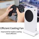 U/D Console Cooling Fan Compatible for Xbox Series S USB External Cooler Turbo Temperature Control Fan Console Cooling System for Xbox Series S
