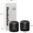 Wine Stoppers for Wine Bottles, Silicone Reusable Corks with Twist Lock and Unlock, Gift Idea for Christmas, Thanksgiving, Parties - Set of 2