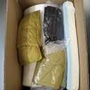 Memory Foam Camping Mattress Sleeping Pad, 3" Thick Waterproof Portable Roll Up Sleeping Mats & Floor Mattress Pad with Pillow + Travel Bag for Camping Car Truck SUV Tent Sleepover Kids Adult (Cot: 72*24*3", Grey)