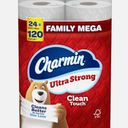 Charmin Toilet Paper Ultra Strong Clean 24 Family Mega Rolls 120 Regular Rolls