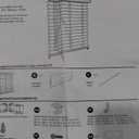 DEZ FURNISHINGS Cordless 2" Signature Faux Wood Blind, 72" W x 64" H, Embossed White