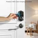 Veise VK01 IC Cards for Smart Lock, 13.56MHz RFID Cards Key Fobs for Keyless Entry Door Lock, Smart Deadbolt Key Compatible to Multiple Apps (3 Pack)