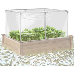 Detachable Mini Greenhouse Indoor and Outdoor, Small Greenhouse for Plants, Durable PVC Pipe Frame and PE Film Cover, Portable Plant Protector (1)