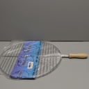 Stainless Steel Grill Grate with Ergonomic Wooden Handle | Stainless Steel Cooking Grate for Meat & Vegetables | Easy to Transport & Store, Perfect for Camping, Gatherings, & Family Barbecues