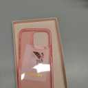 ArtsEvo Shockproof Clear Design for iPhone 13 Pro Case, Certified 6.6ft Drop Protection, Raised Edges Protect Camera and Screen, Pink