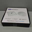 NearMoon Rain Shower Head, High Flow Stainless Steel Square Rainfall Shower, Waterfall Bath Shower Body Covering, Ceiling or Wall Mount (12 Inch, Chrome Finish)