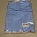 Womens Button Down Tie Front Shirt Long Sleeve Collared Pull on Blouse for Office Work Casual Wear Blue (M)