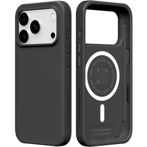 RhinoShield Phone Case Compatible with MagSafe for iPhone 17 Pro | SolidX - Reinforced Shock-Absorbing Protection, Minimal and Slim Design with Military Grade Drop Protection - Classic Black