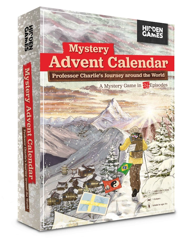 Mystery Advent Calendar Professor Charie's Journey Around The World