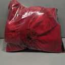 Janinka 6 Pcs Christmas Red Velvet Bows Decoration Set Include 1 Large Red Bow Tree Topper, 1 Small Wreath Bow and 4 Velvet Chair Bows Sashes Holiday Decor for Christmas Tree, Wreaths, Dining Chairs